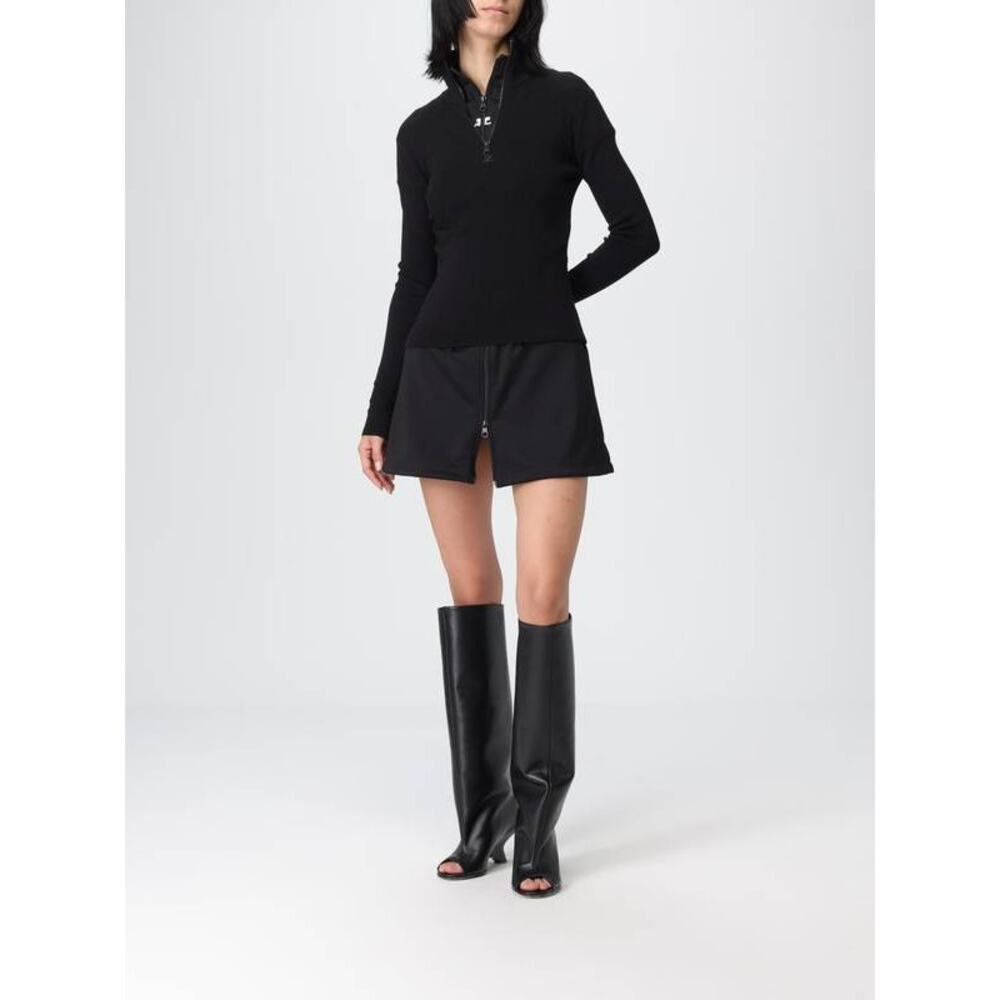 Courrèges Interlock Tracksuit Mini Dress in Black S - Picture 2 of 5